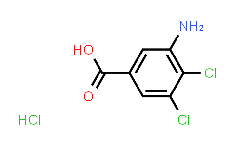 CAS No. 1820619-32-6, 3-Amino-4,5-dichlorobenzoic acid hydrochloride