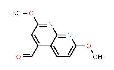 CAS No. 1820648-98-3, 2,7-Dimethoxy-1,8-naphthyridine-4-carbaldehyde