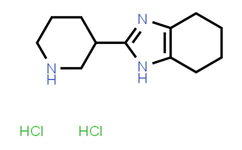 CAS No. 1820651-26-0, 2-(Piperidin-3-yl)-4,5,6,7-tetrahydro-1H-benzo[d]imidazole dihydrochloride