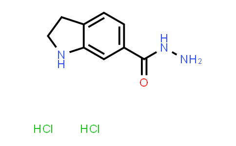 CAS No. 1820651-33-9, Indoline-6-carbohydrazide dihydrochloride