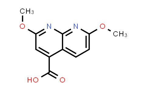 CAS No. 1820666-07-6, 2,7-Dimethoxy-1,8-naphthyridine-4-carboxylic acid
