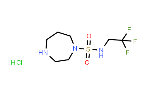 CAS No. 1820666-22-5, N-(2,2,2-Trifluoroethyl)-1,4-diazepane-1-sulfonamide hydrochloride