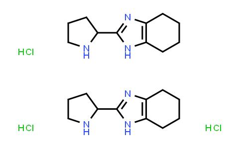 CAS No. 1820673-67-3, 2-(Pyrrolidin-2-yl)-4,5,6,7-tetrahydro-1H-benzo[d]imidazole sesquihydrochloride
