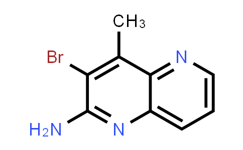 CAS No. 1820683-25-7, 3-Bromo-4-methyl-1,5-naphthyridin-2-amine