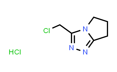 CAS No. 1820685-05-9, 3-(Chloromethyl)-6,7-dihydro-5H-pyrrolo[2,1-c][1,2,4]triazole hydrochloride