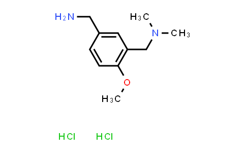 CAS No. 1820687-70-4, 1-(5-(Aminomethyl)-2-methoxyphenyl)-N,N-dimethylmethanamine dihydrochloride