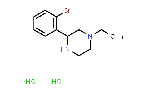 CAS No. 1820703-64-7, 3-(2-Bromophenyl)-1-ethylpiperazine dihydrochloride