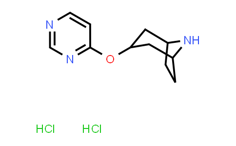 CAS No. 1820705-85-8, 3-(Pyrimidin-4-yloxy)-8-azabicyclo[3.2.1]octane dihydrochloride