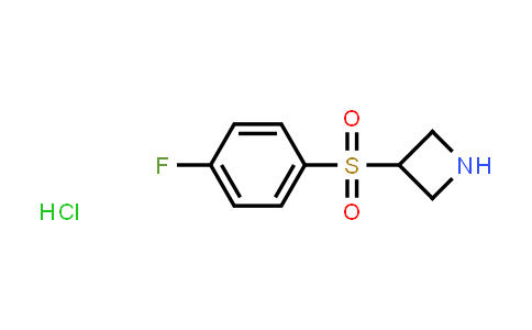 CAS No. 1820706-39-5, 3-[(4-Fluorophenyl)sulfonyl]azetidine hydrochloride