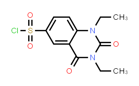 CAS No. 1820707-02-5, 1,3-Diethyl-2,4-dioxo-1,2,3,4-tetrahydroquinazoline-6-sulfonyl chloride