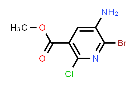 CAS No. 1820707-39-8, Methyl 5-amino-6-bromo-2-chloronicotinate