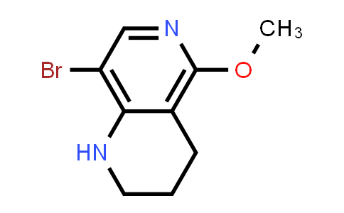 CAS No. 1820711-91-8, 8-Bromo-5-methoxy-1,2,3,4-tetrahydro-1,6-naphthyridine