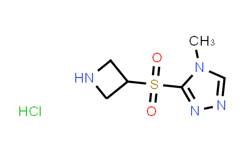 CAS No. 1820718-18-0, 3-(Azetidine-3-sulfonyl)-4-methyl-4H-1,2,4-triazole hydrochloride