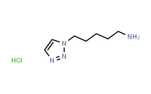 CAS No. 1820718-61-3, 5-(1H-1,2,3-Triazol-1-yl)pentan-1-amine hydrochloride
