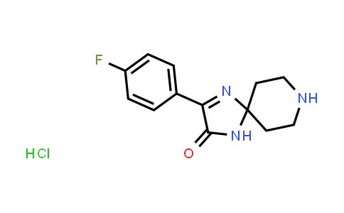 CAS No. 1820741-03-4, 3-(4-Fluorophenyl)-1,4,8-triazaspiro[4.5]dec-3-en-2-one hydrochloride