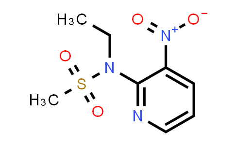 CAS No. 1820741-36-3, N-Ethyl-N-(3-nitropyridin-2-yl)methanesulfonamide