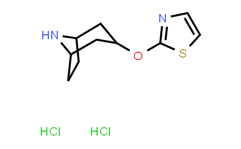 CAS No. 1820747-35-0, 2-((8-Azabicyclo[3.2.1]octan-3-yl)oxy)thiazole dihydrochloride