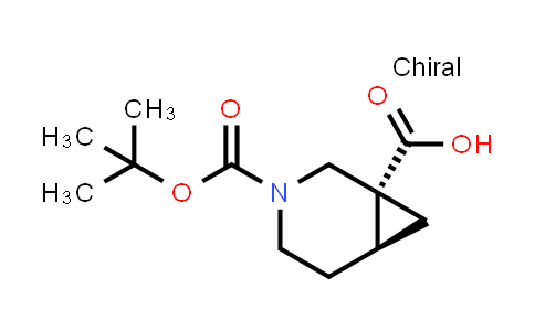 CAS No. 1820752-46-2, (1R,6S)-3-(tert-Butoxycarbonyl)-3-azabicyclo[4.1.0]heptane-1-carboxylic acid
