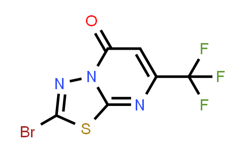 CAS No. 1821016-40-3, 2-Bromo-7-(trifluoromethyl)-5H-[1,3,4]thiadiazolo[3,2-a]pyrimidin-5-one