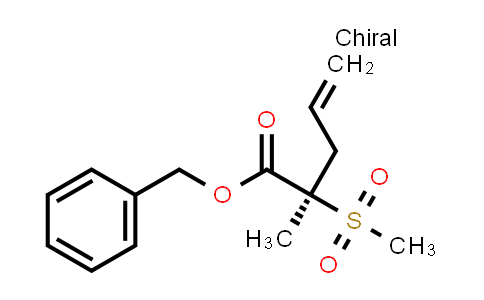 CAS No. 1821022-18-7, Benzyl (R)-2-methyl-2-(methylsulfonyl)pent-4-enoate