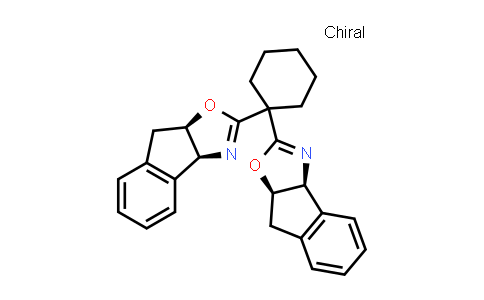 CAS No. 182122-13-0, (3aS,3a'S,8aR,8a'R)-2,2'-Cyclohexylidenebis[8,8a-dihydro-3aH-indeno[1,2-d]oxazole]