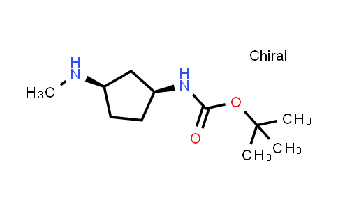 CAS No. 1821739-64-3, tert-Butyl N-[(1S,3R)-3-(methylamino)cyclopentyl]carbamate