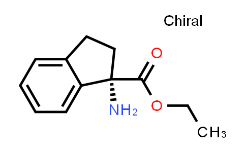 CAS No. 1821770-33-5, (S)-Ethyl 1-amino-2,3-dihydro-1H-indene-1-carboxylate