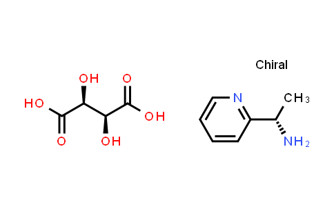 CAS No. 1821788-61-7, (S)-1-(Pyridin-2-yl)ethanamine (2S,3S)-2,3-dihydroxysuccinate