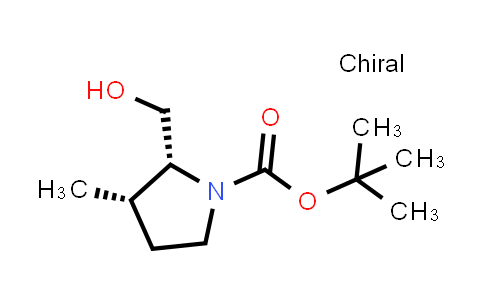 CAS No. 1821827-16-0, (2R,3S)-tert-Butyl 2-(hydroxymethyl)-3-methylpyrrolidine-1-carboxylate