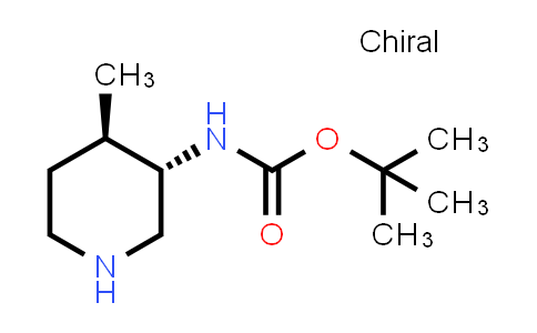 CAS No. 1821828-53-8, tert-Butyl ((3S,4R)-4-methylpiperidin-3-yl)carbamate