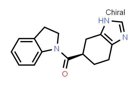 CAS No. 182188-58-5, (2,3-Dihydro-1H-indol-1-yl)[(6R)-4,5,6,7-tetrahydro-1H-benzimidazol-6-yl]methanone