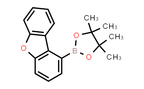 CAS No. 1822310-41-7, 2-(Dibenzo[b,d]furan-1-yl)-4,4,5,5-tetramethyl-1,3,2-dioxaborolane