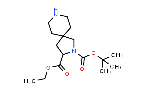 CAS No. 1822453-48-4, 2-tert-Butyl 3-ethyl 2,8-diazaspiro[4.5]decane-2,3-dicarboxylate