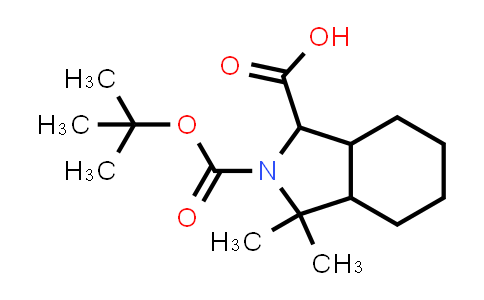 CAS No. 1822479-59-3, 2-(tert-Butoxycarbonyl)-3,3-dimethyloctahydro-1H-isoindole-1-carboxylic acid