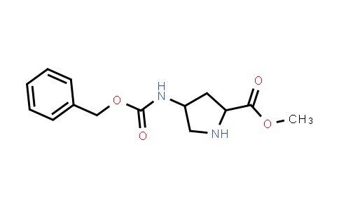 CAS No. 1822489-21-3, Methyl 4-(((benzyloxy)carbonyl)amino)pyrrolidine-2-carboxylate