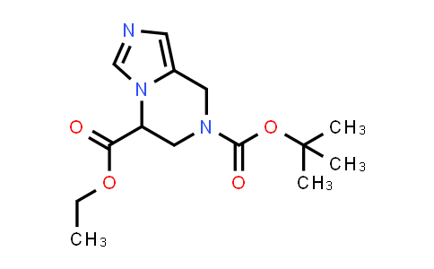 CAS No. 1822505-48-5, 7-Tert-Butyl 5-Ethyl 5,6-Dihydroimidazo[1,5-A]Pyrazine-5,7(8H)-Dicarboxylate