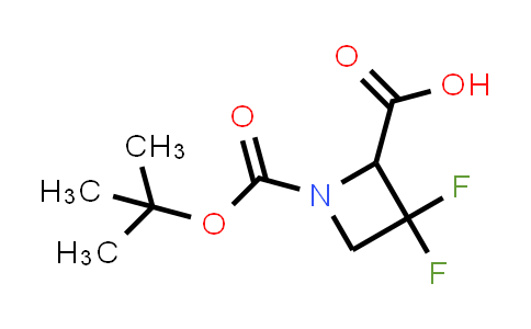 CAS No. 1822549-84-7, 1-(tert-Butoxycarbonyl)-3,3-difluoroazetidine-2-carboxylic acid