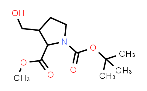 CAS No. 1822554-94-8, 1,2-Pyrrolidinedicarboxylic acid, 3-(hydroxymethyl)-, 1-(1,1-dimethylethyl) 2-methyl ester
