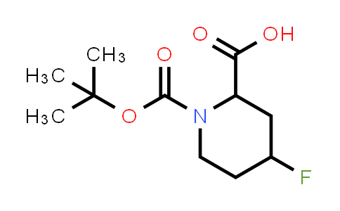 CAS No. 1822592-97-1, 1-(tert-butoxycarbonyl)-4-fluoropiperidine-2-carboxylic acid