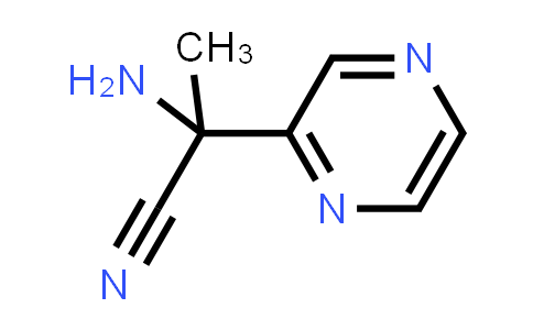 CAS No. 1822779-45-2, 2-Amino-2-(pyrazin-2-yl)propanenitrile