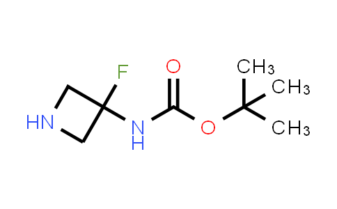 CAS No. 1822852-73-2, tert-Butyl N-(3-fluoroazetidin-3-yl)carbamate