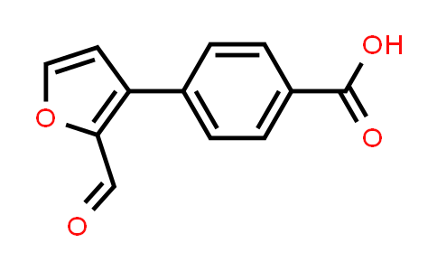 CAS No. 1823244-05-8, Benzoic acid, 4-(2-formyl-3-furanyl)-