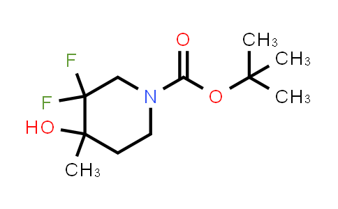 CAS No. 1823257-67-5, tert-Butyl 3,3-Difluoro-4-hydroxy-4-methylpiperidine-1-carboxylate