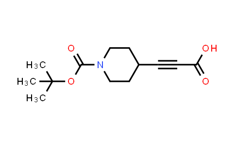 CAS No. 1823263-47-3, 3-(1-(tert-Butoxycarbonyl)piperidin-4-yl)propiolic acid