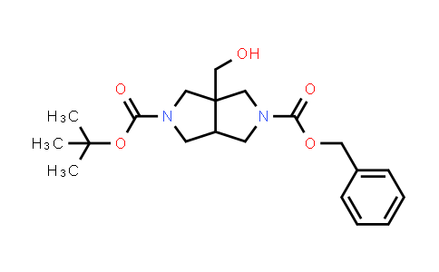 CAS No. 1823269-90-4, 2-Benzyl 5-(tert-butyl) 3a-(hydroxymethyl)tetrahydropyrrolo[3,4-c]pyrrole-2,5(1H,3H)-dicarboxylate