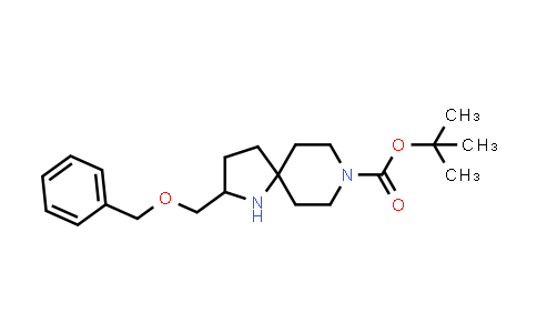 CAS No. 1823271-87-9, tert-Butyl 2-((benzyloxy)methyl)-1,8-diazaspiro[4.5]decane-8-carboxylate