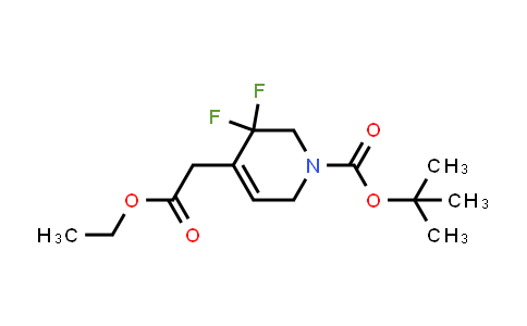 CAS No. 1823275-22-4, tert-Butyl 4-(2-Ethoxy-2-oxoethyl)-5,5-difluoro-5,6-dihydropyridine-1(2H)-carboxylate
