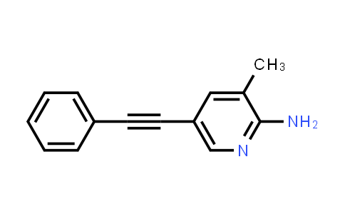 CAS No. 1823291-91-3, 3-Methyl-5-(phenylethynyl)pyridin-2-amine