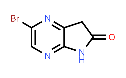 CAS No. 1823331-15-2, 2-Bromo-5H,6H,7H-pyrrolo[2,3-b]pyrazin-6-one