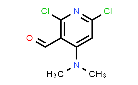 CAS No. 1823371-33-0, 2,6-Dichloro-4-(dimethylamino)nicotinaldehyde